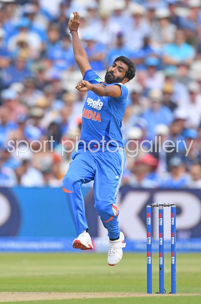 Jasprit Bumrah India bowls v England 1st ODI Edgbaston 2026