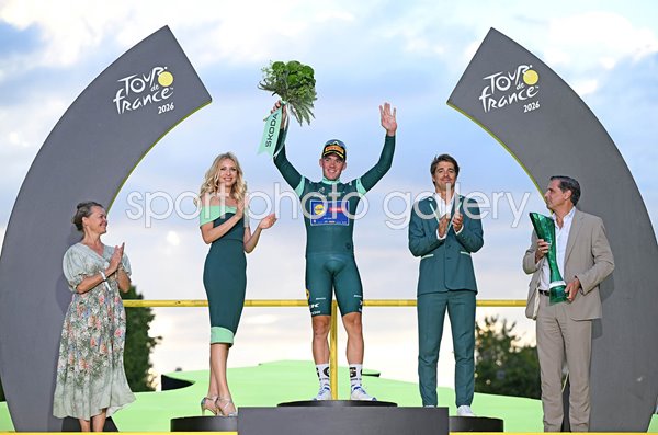 Mads Pedersen Denmark Green Points Jersey Stage 21 Paris Tour de France 2026