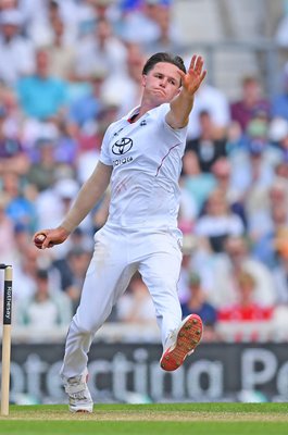 Sonny Baker England bowls v New Zealand Oval Test London 2026