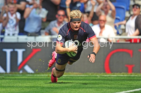 Henry Pollock England scores v Fiji Nations Championship Liverpool 2026