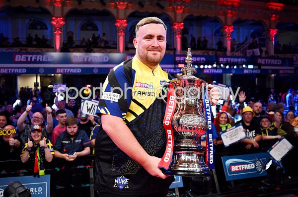 Luke Littler England World Matchplay Darts Champion Blackpool 2026