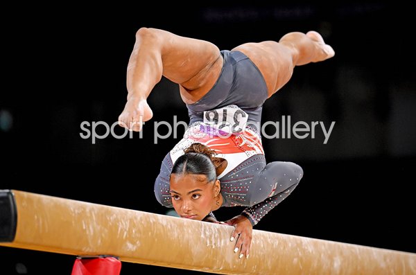 Alia Leat England Balance Beam Final Gymnastics Commonwealth Games Glasgow 2026