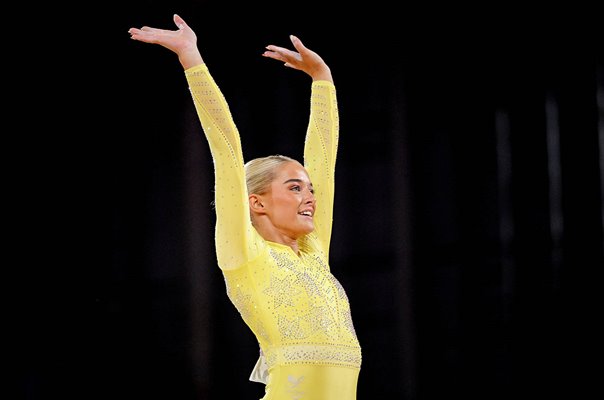 Ruby Evans Wales Gold Gymnastics Commonwealth Games Glasgow 2026