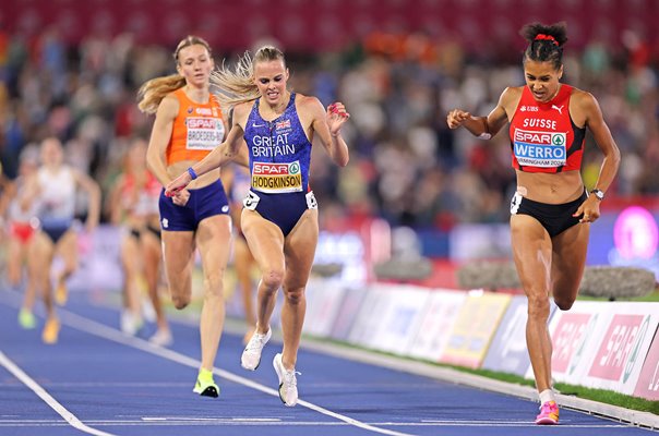 Audrey Werro beats Keely Hodgkinson & Femke Bol 800m Final European Athletics 2026