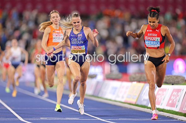 Audrey Werro beats Keely Hodgkinson & Femke Bol 800m Final European Athletics 2026