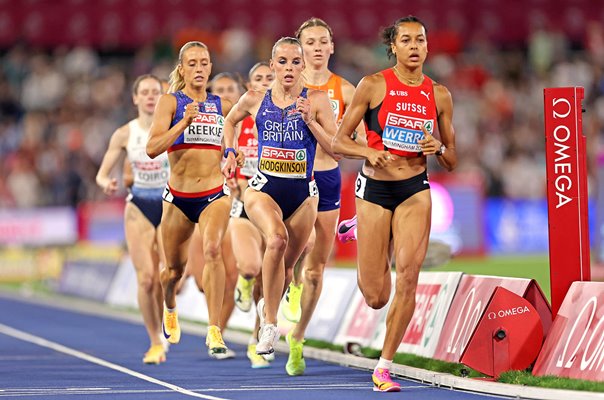 Audrey Werro, Keely Hodgkinson & Femke Bol 800m Final European Athletics 2026