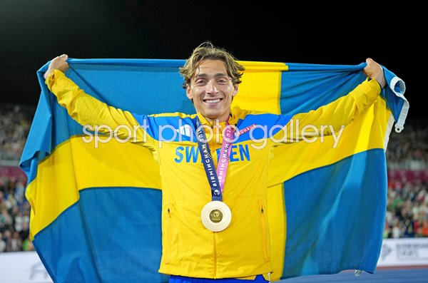 Armand Duplantis Sweden Pole Vault Gold European Athletics Birmingham 2026 