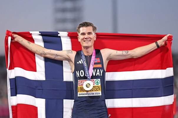 Jakob Ingebrigtsen Norway 5000m Gold European Athletics Birmingham 2026