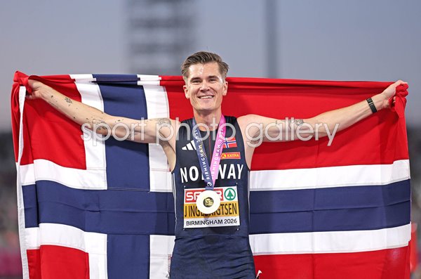 Jakob Ingebrigtsen Norway 5000m Gold European Athletics Birmingham 2026 