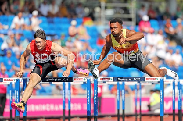 Leo Neugebauer Germany Decathlon Hurdles European Athletics Birmingham 2026