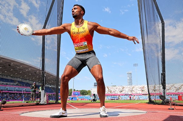 Leo Neugebauer Germany Decathlon Discus European Athletics Birmingham 2026