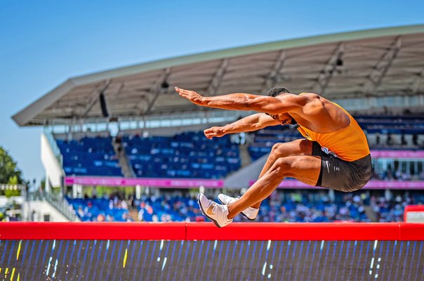 Leo Neugebauer Germany Decathlon Long Jump European Athletics Birmingham 2026