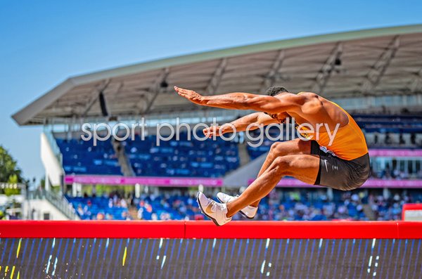 Leo Neugebauer Germany Decathlon Long Jump European Athletics Birmingham 2026