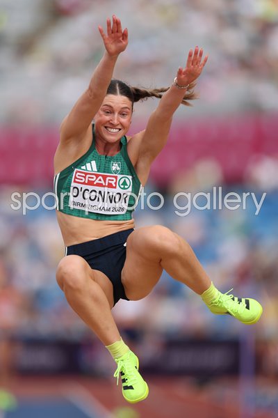 Kate O'Connor Ireland Heptathlon Long Jump European Athletics Birmingham 2026