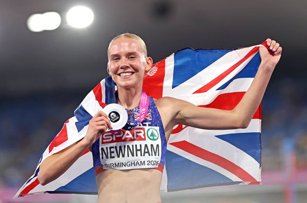 Emily Newnham Great Britain 400m Hurdles Silver European Athletics Birmingham 2026