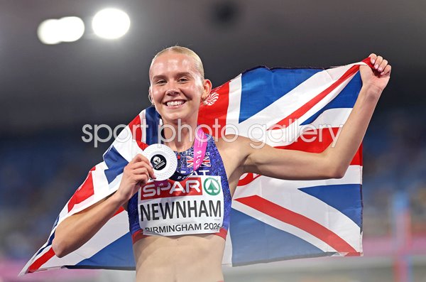 Emily Newnham Great Britain 400m Hurdles Silver European Athletics Birmingham 2026