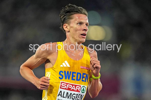 Andreas Almgren Sweden 10,000m Gold European Athletics Birmingham 2026
