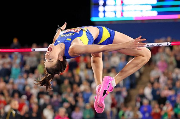 Yaroslava Mahuchikh Ukraine High Jump Gold European Athletics Birmingham 2026