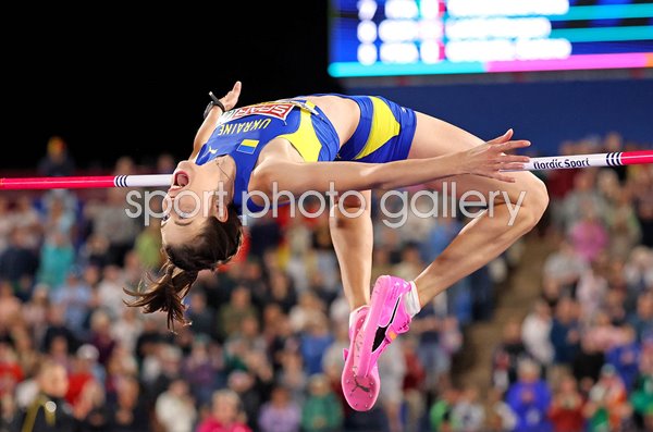Yaroslava Mahuchikh Ukraine High Jump Gold European Athletics Birmingham 2026