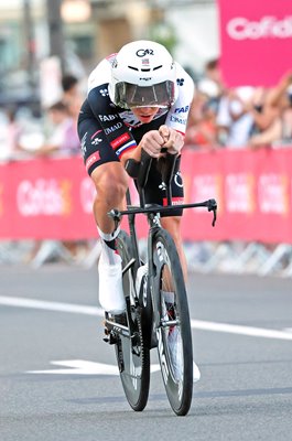 Tadej Pogacar Slovenia wins Stage 1 Time Trial Vuelta a Espana 2026