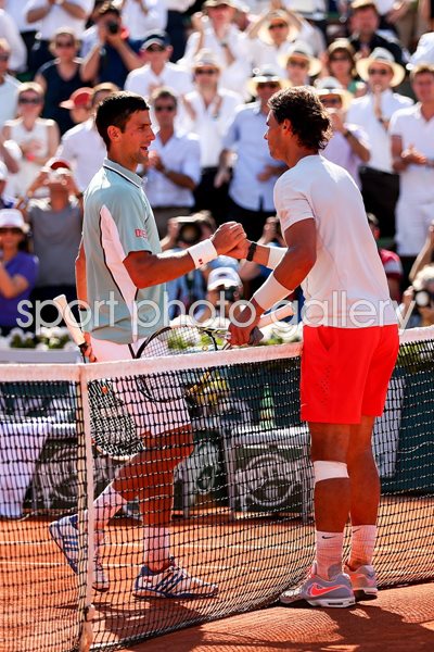 Rafael Nadal serves French Open 2013