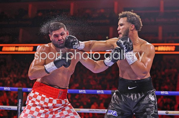 Moses Itauma punches Filip Hrgovic Heavyweight Fight London 2026