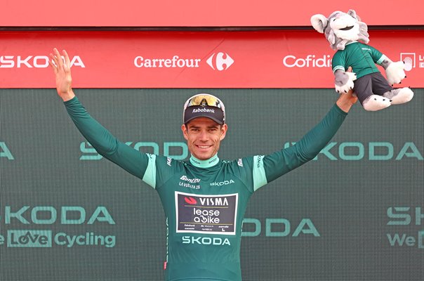 Wout Van Aert Belgium Green Jersey Stage 14 La Vuelta 2026