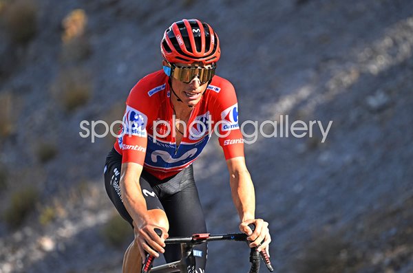 Enric Mas Spain Red Jersey Race Leader Stage 12 La Vuelta 2026