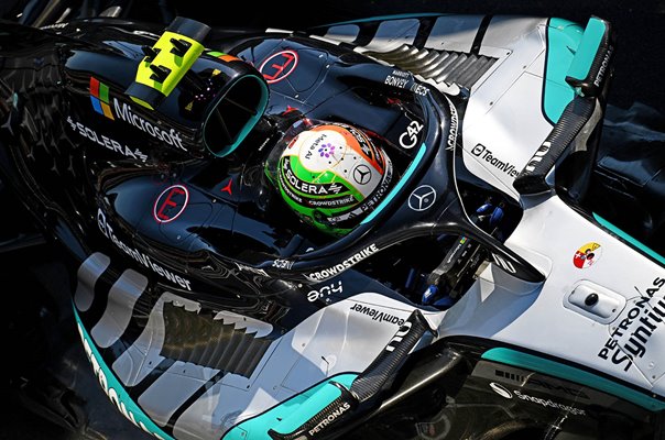 Kimi Antonelli Italy aerial view Mercedes car Italian Grand Prix Monza 2026