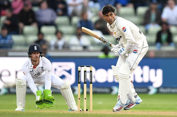 Razaullah Pakistan attacks v England Edgbaston Test Match 2026