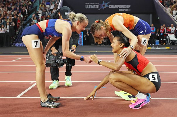 Audrey Werro, Keely Hodgkinson & Femke Broeders-Bol 800m Budapest 2026