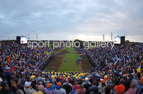 Lottie Woad Europe Morning Foursomes 1st tee Day 1 Solheim Cup 2026 