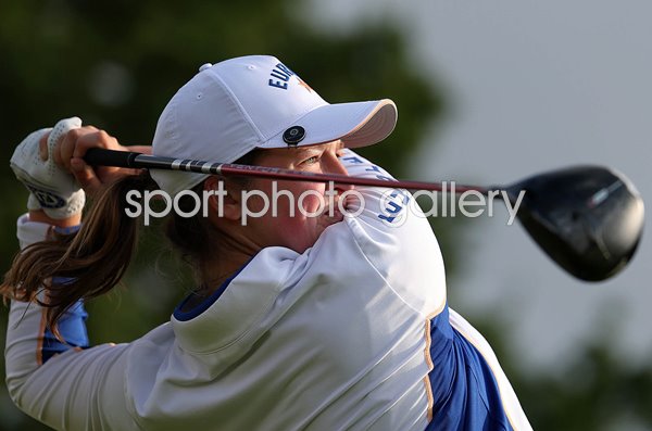 Lottie Woad Europe drives Day 1 Solheim Cup Netherlands 2026
