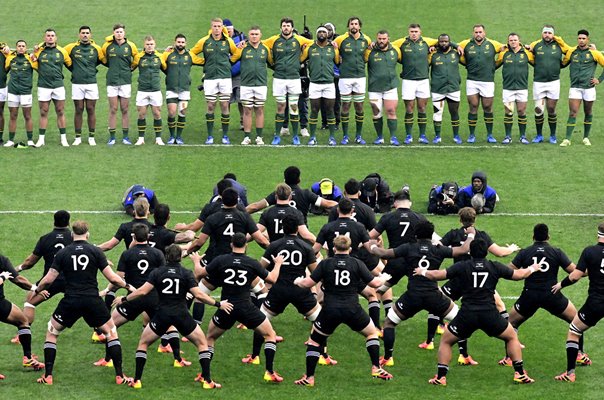 South Africa face v New Zealand Haka Greatest Rivalry Johannesburg 2026