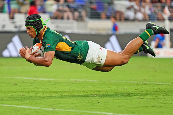 Kurt-Lee Arendse South Africa scores v New Zealand Greatest Rivalry Baltimore 2026