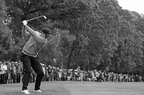 Rory McIlroy 15th hole PGA Championship Wentworth 2026