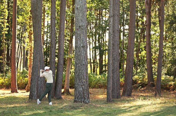 Rory McIlroy miraculous recovery 12th hole Day 4 PGA Championship Wentworth 2026