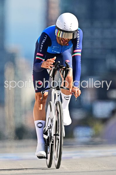 Filippo Ganna Italy Time Trial Silver Road World Championships Montreal 2026 