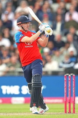 Harry Brook England bats v Sri Lanka T20 Old Trafford 2026