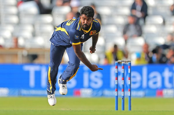 Asitha Fernando Sri Lanka bowls v England ODI Headingley 2026