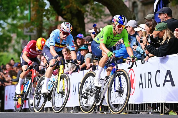Wout Van Aert Belgium & Primoz Roglic Slovenia Road Worlds Montreal 2026 