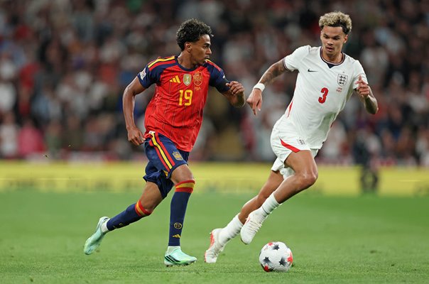 Lamine Yamal Spain v Nico O'Reilly England Wembley Nations League 2026/27