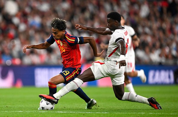 Lamine Yamal Spain v Mark Guehi England Wembley Nations League 2026/27