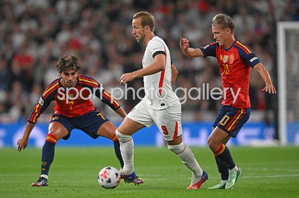 Harry Kane England v Ferran Torres & Dani Olmo Spain Wembley 2026/7