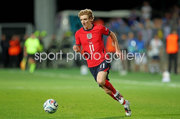 Anthony Gordon England on the ball v Croatia Rijeka Nations League 2026/27