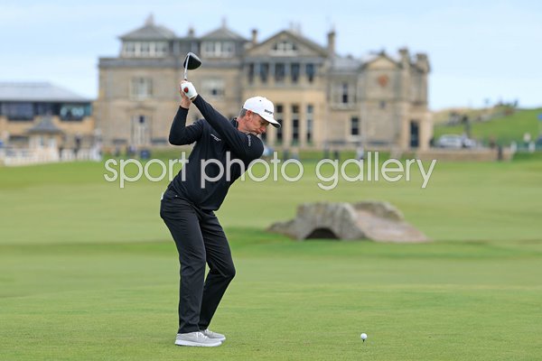 Justin Rose England 18th tee Old Course St Andrews Dunhill Links 2026