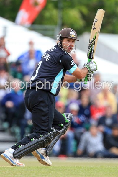 Ricky Ponting Surrey v Lancashire Guildford 2013