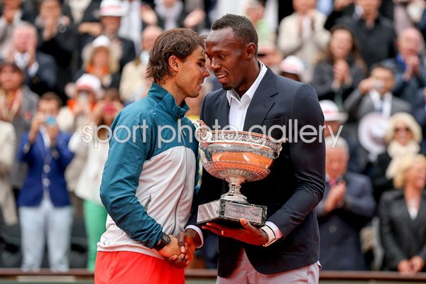 Usain Bolt & Rafael Nadal French Open Paris 2013