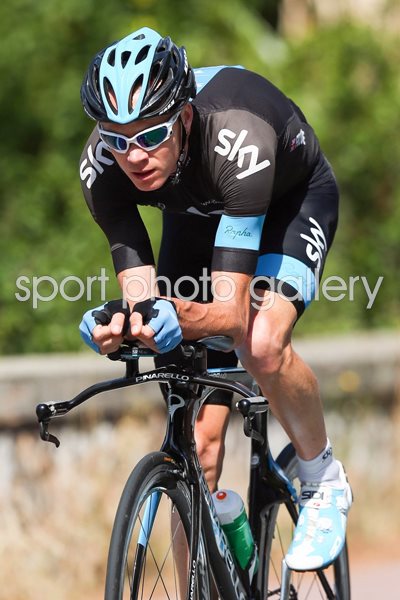 Chris Froome Training pre Tour de France 2013