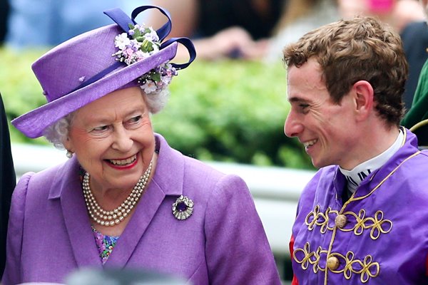 The Queen & Ryan Moore Royal Ascot 2013